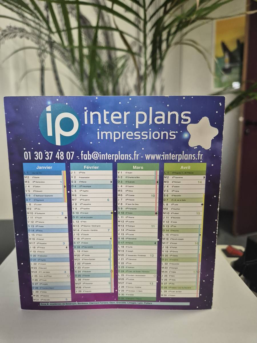 Calendriers publicitaires Impression Calendrier Publicitaire personnalisé image 4