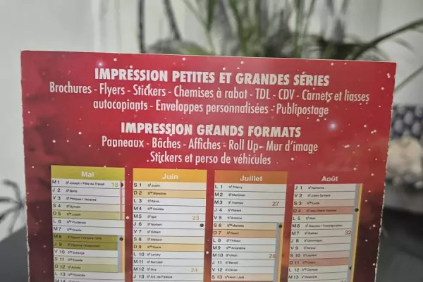 Impression Calendrier Publicitaire personnalisé image 6