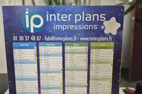 Impression Calendrier Publicitaire personnalisé image 4