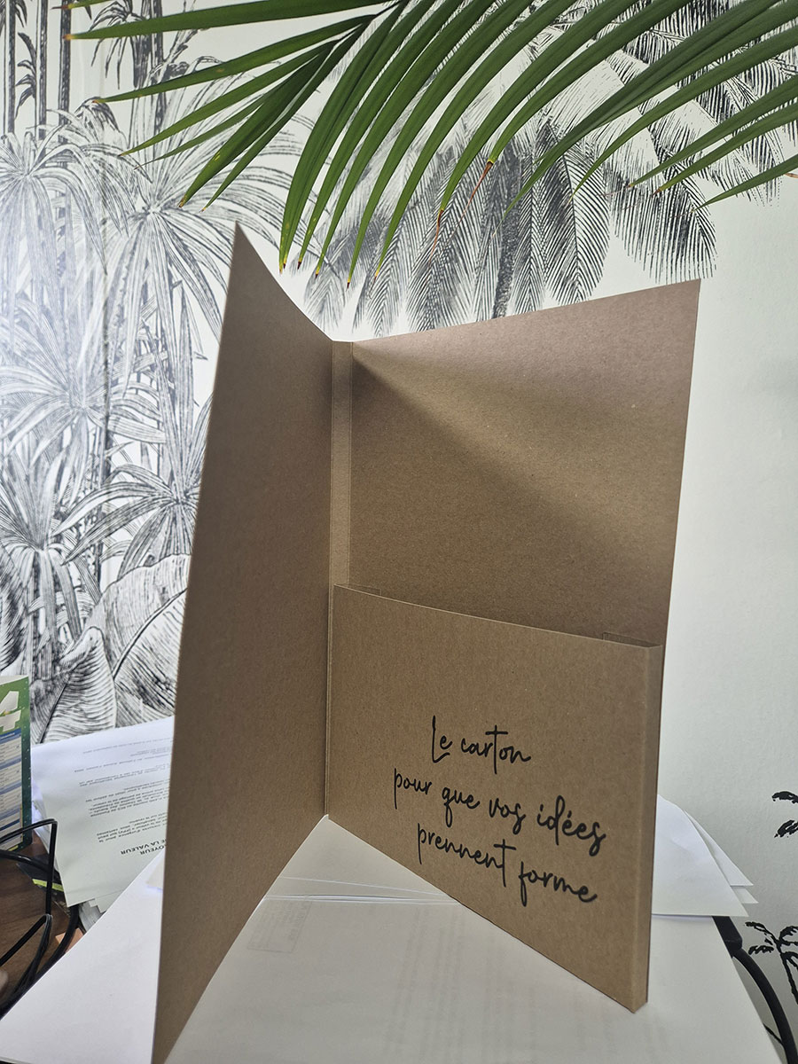 Impression Chemise cartonnée à Personnaliser et chemise à rabats image 4