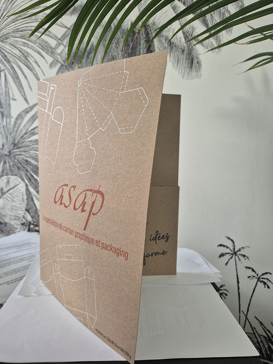 Impression Chemise cartonnée à Personnaliser et chemise à rabats image 2