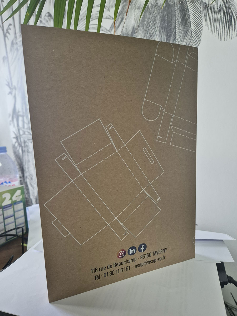 Impression Chemise cartonnée à Personnaliser et chemise à rabats image 3