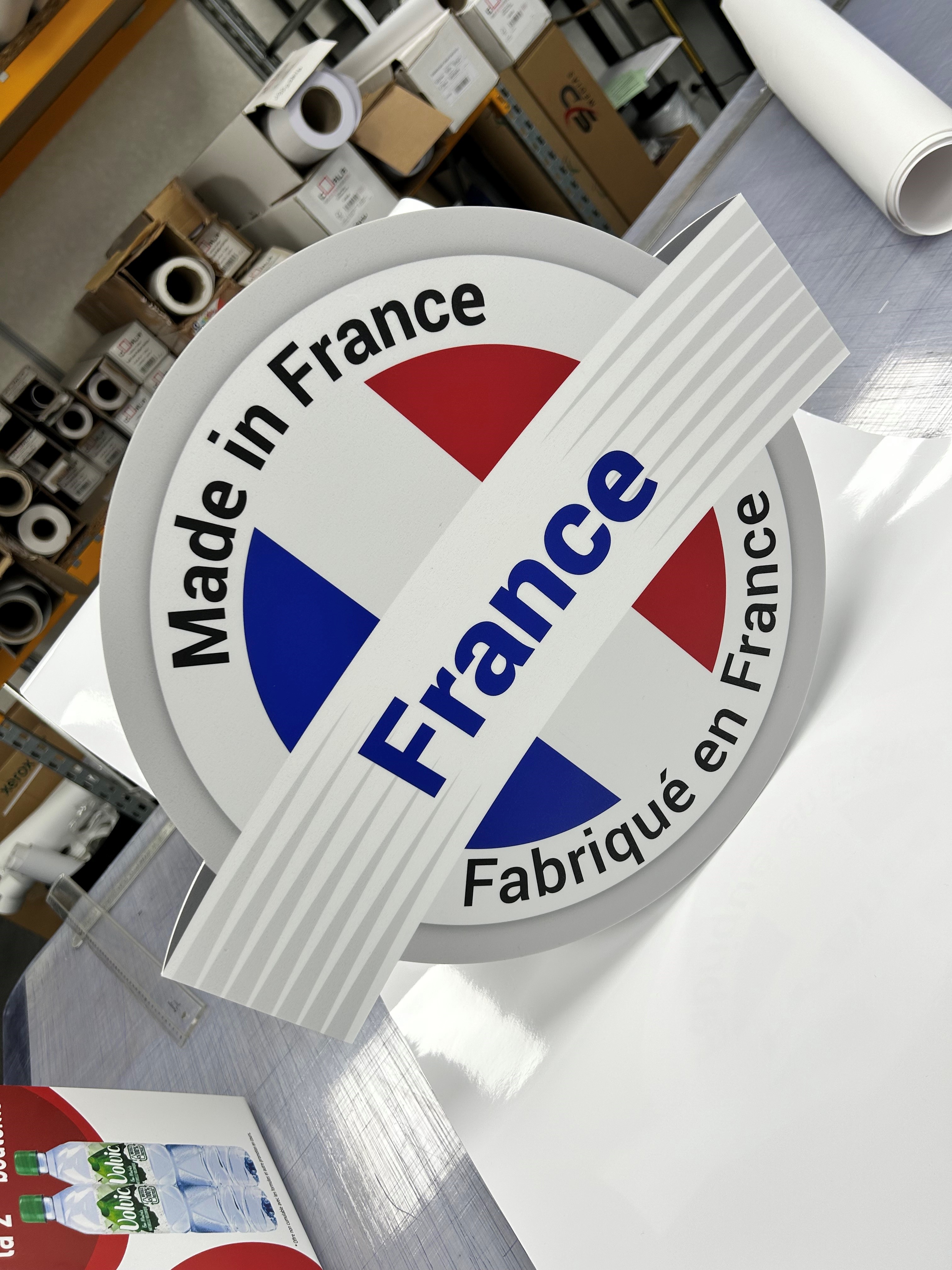 Impression et découpe sur PVC blanc dans le Val d'Oise (95) image 2