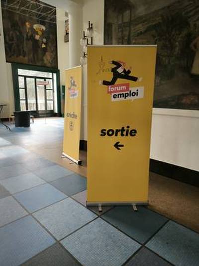 Cr&eacute;ation signal&eacute;tique Forum de l'emploi 2025 | Mairie de Montreuil (93) image 5